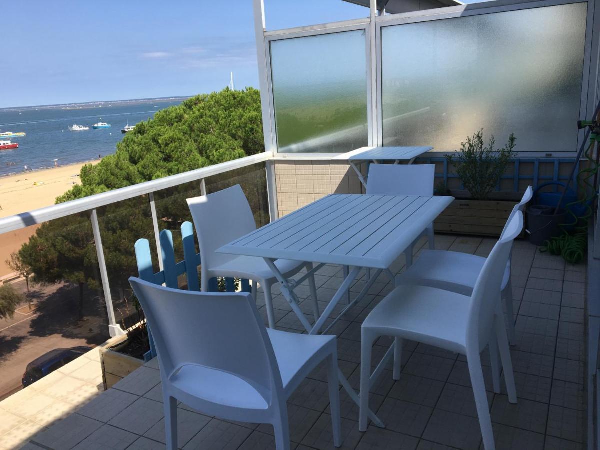 Appartement T3 Au Centre D'Arcachon Avec Vue Mer, Terrasse Et Parking Securise - Fr-1-374-74 Buitenkant foto