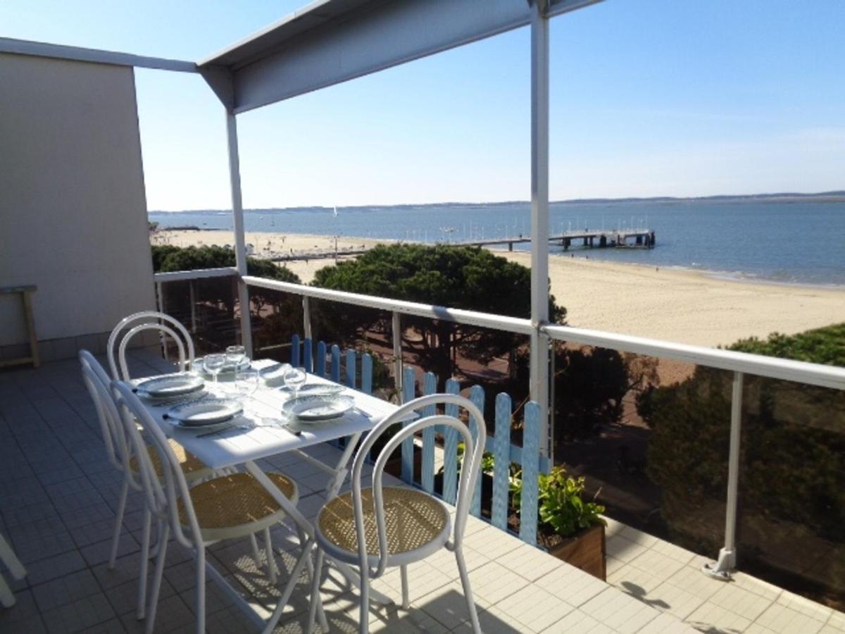 Appartement T3 Au Centre D'Arcachon Avec Vue Mer, Terrasse Et Parking Securise - Fr-1-374-74 Buitenkant foto